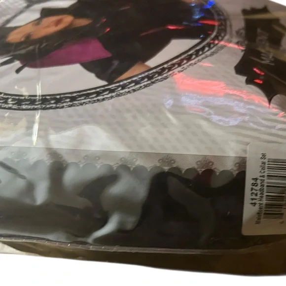 Dark Grunge Whimsigoth Halloween Costume Disney Villains Maleficent Horns & Cape - Picture 7 of 8